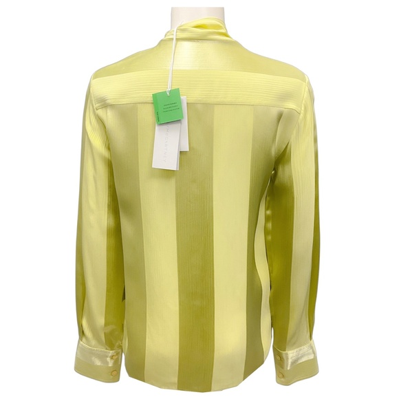 STELLA MCCARTNEY 2024 LIME SORBET TIE SHIRT - Picture 3 of 5